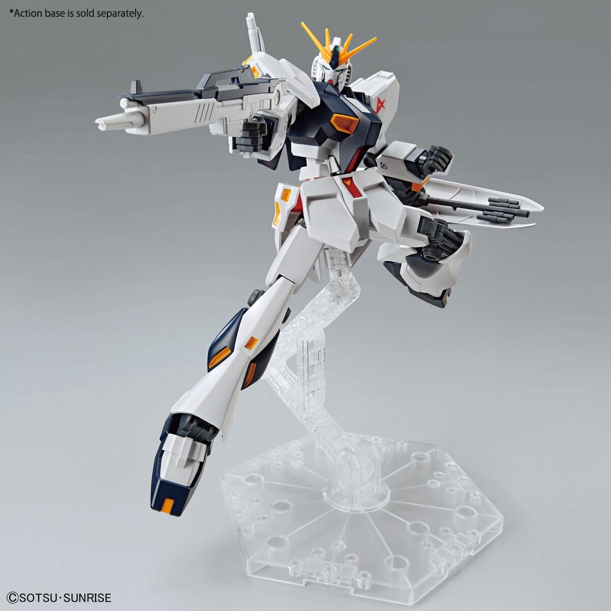 BANDAI ENTRY GRADE Nu Gundam - 1/144 Scale Model Kit | Beginner Friendly | No Glue Required 7