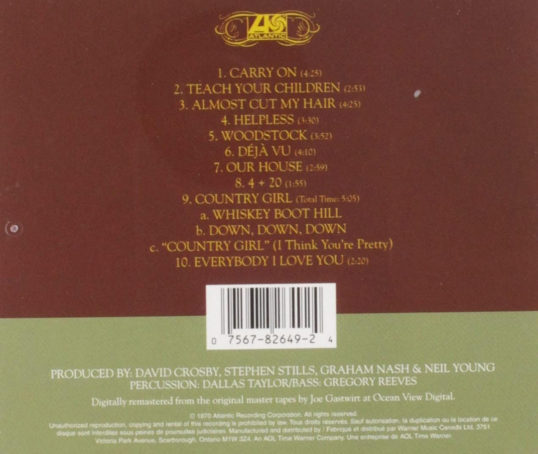Crosby, Stills, Nash & Young - Déjà Vu [Audio CD]