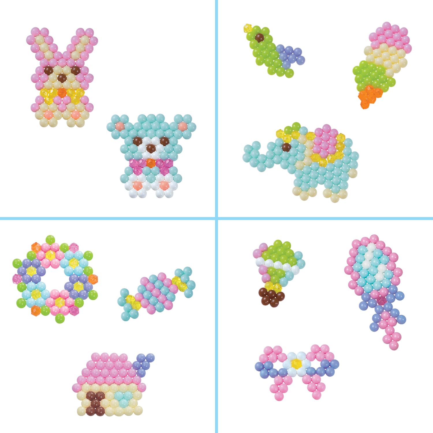 Aquabeads Pastel Fancy Set 31504 - 600+ Beads in 11 Colors | Ages 4+ 3