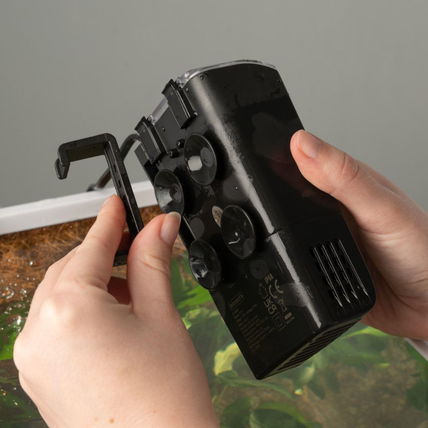 Interpet Internal Aquarium Filter - Bio CF3 | 5-Stage Filtration | Includes Coir Tech Bio Cartridges 6
