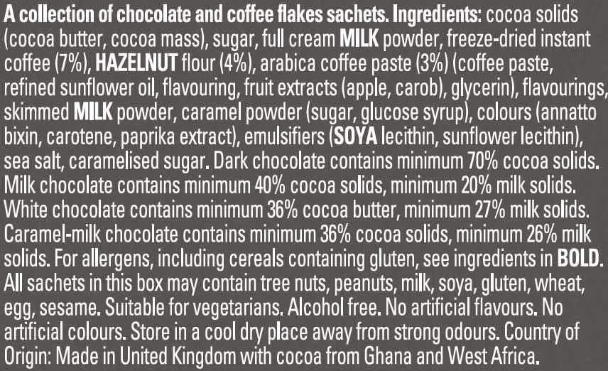 Hotel Chocolat Mocha Latte Selection - Caffè, Caramel, Hazelnut, Chocolate Flavours - 10 Sachets 2