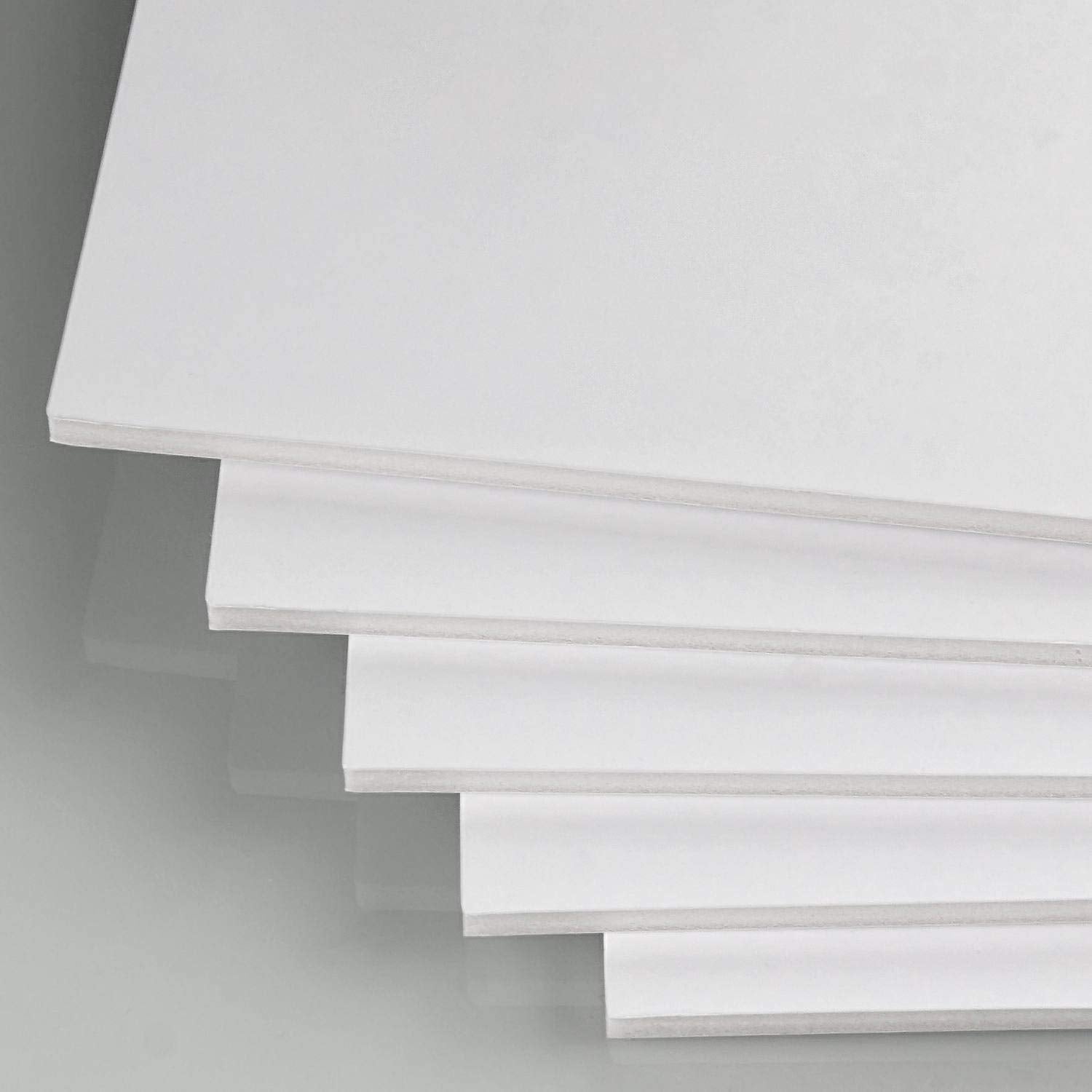 ASelected 16 Pack A3 Foam Board - 5mm Thick White Polystyrene Sheets for Crafting & Display 4