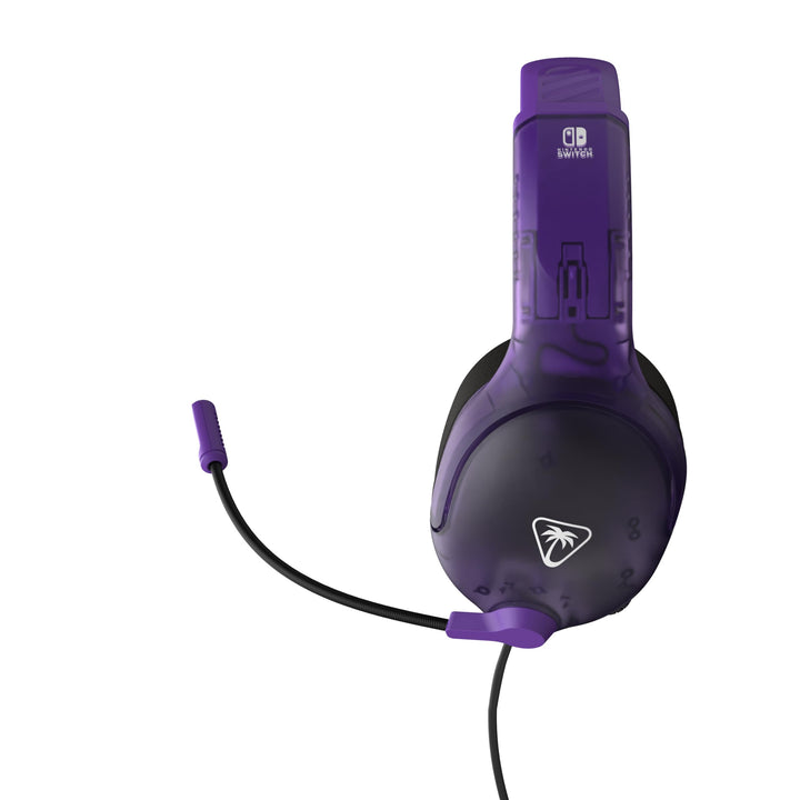 Turtle Beach Airlite Fit Ghost Purple Wired Gaming Headset for Nintendo Switch, 40mm Speakers, Flip-to-Mute Mic