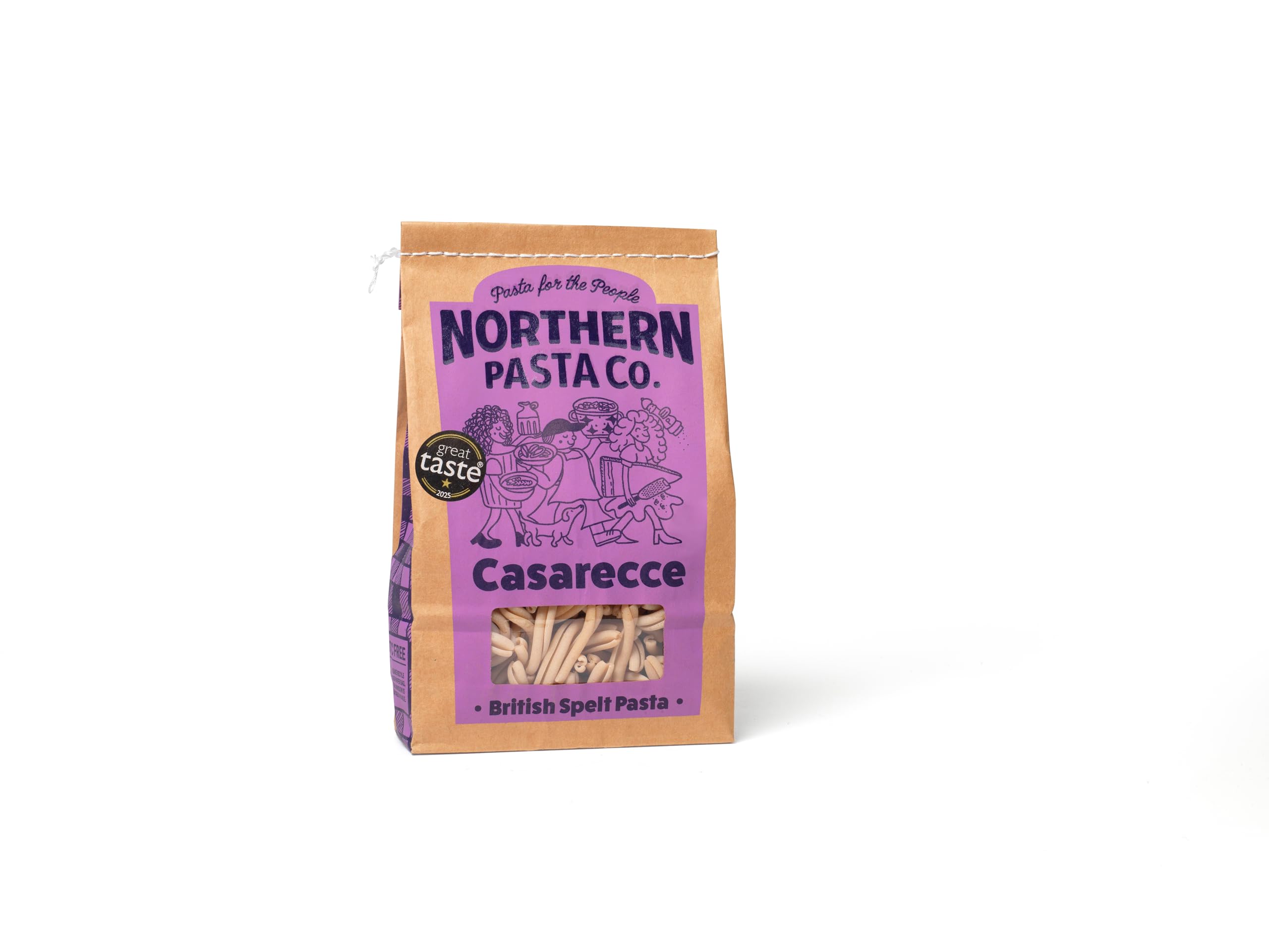 Northern Pasta Co Casarecce Pasta - Regeneratively Grown Spelt Blend | 360g