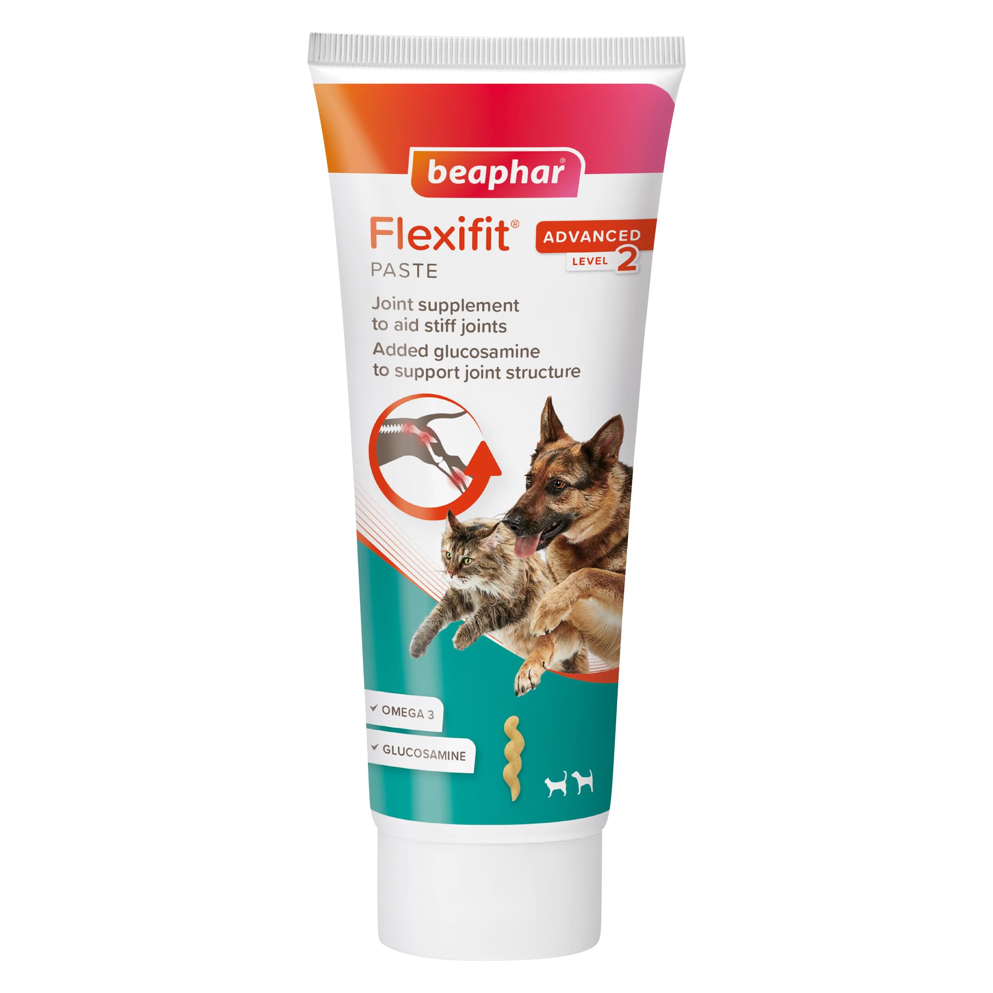 Beaphar Flexifit Joint Supplement Paste for Dogs & Cats - 250g | Aids Mobility & Soothes Stiff Joints 1