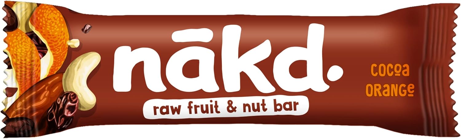 Nakd Kakao-Orange-Naturfrucht- und Nussriegel – Vegan, Glutenfrei, Ohne Zuckerzusatz – 12er-Pack 3