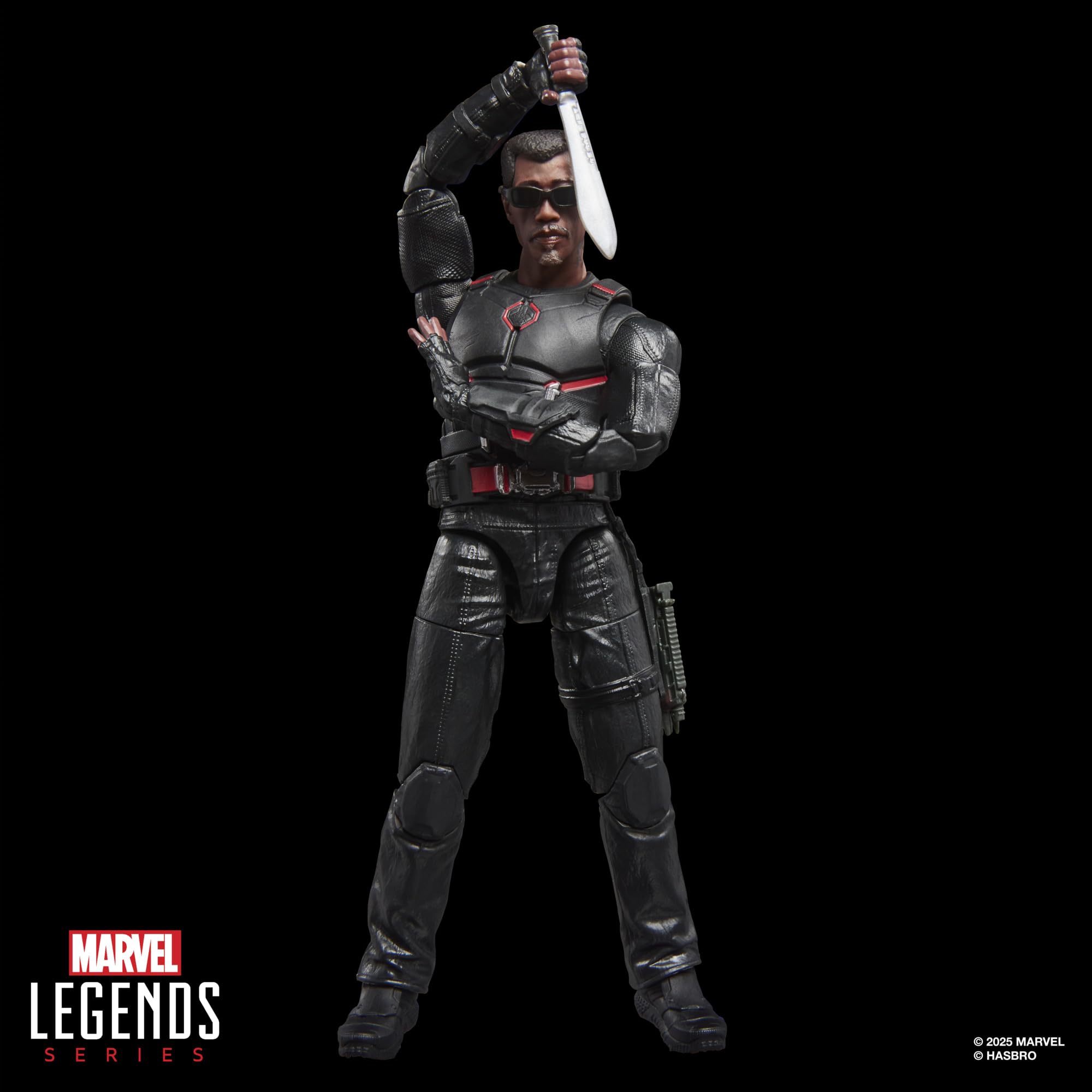 Marvel Legends Marvel's Blade Action Figure - 6-Inch Scale, 7 Accessories, Ages 14+ 4
