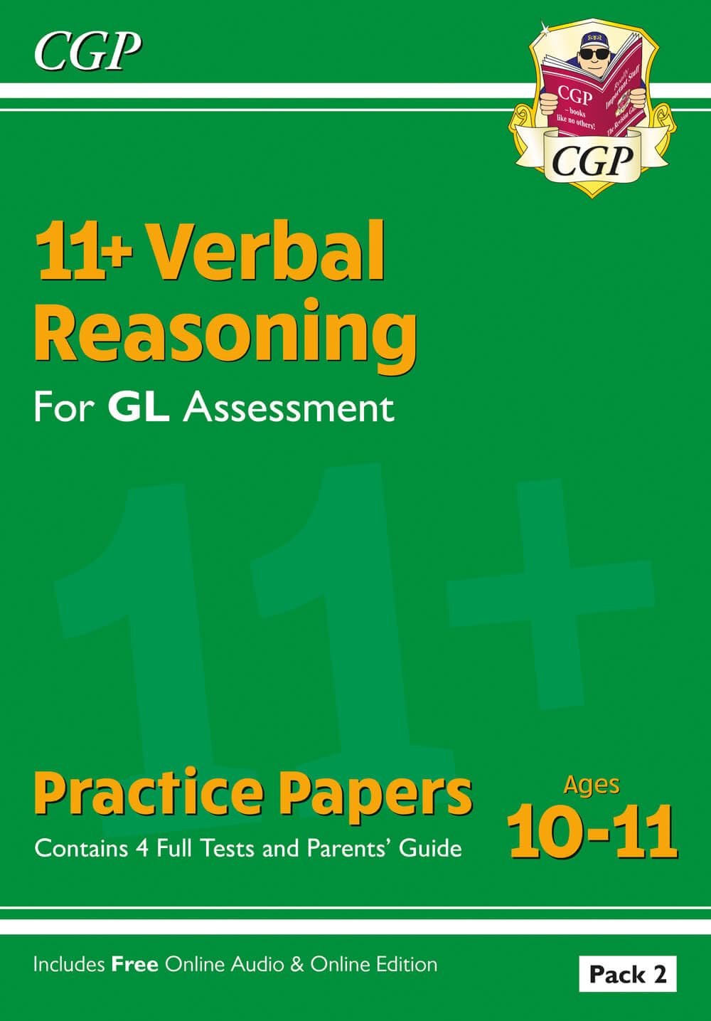 CGP 11+ GL Verbal Reasoning Practice Papers Pack 2 - Ages 10-11 | Paperback | 76 Pages 1
