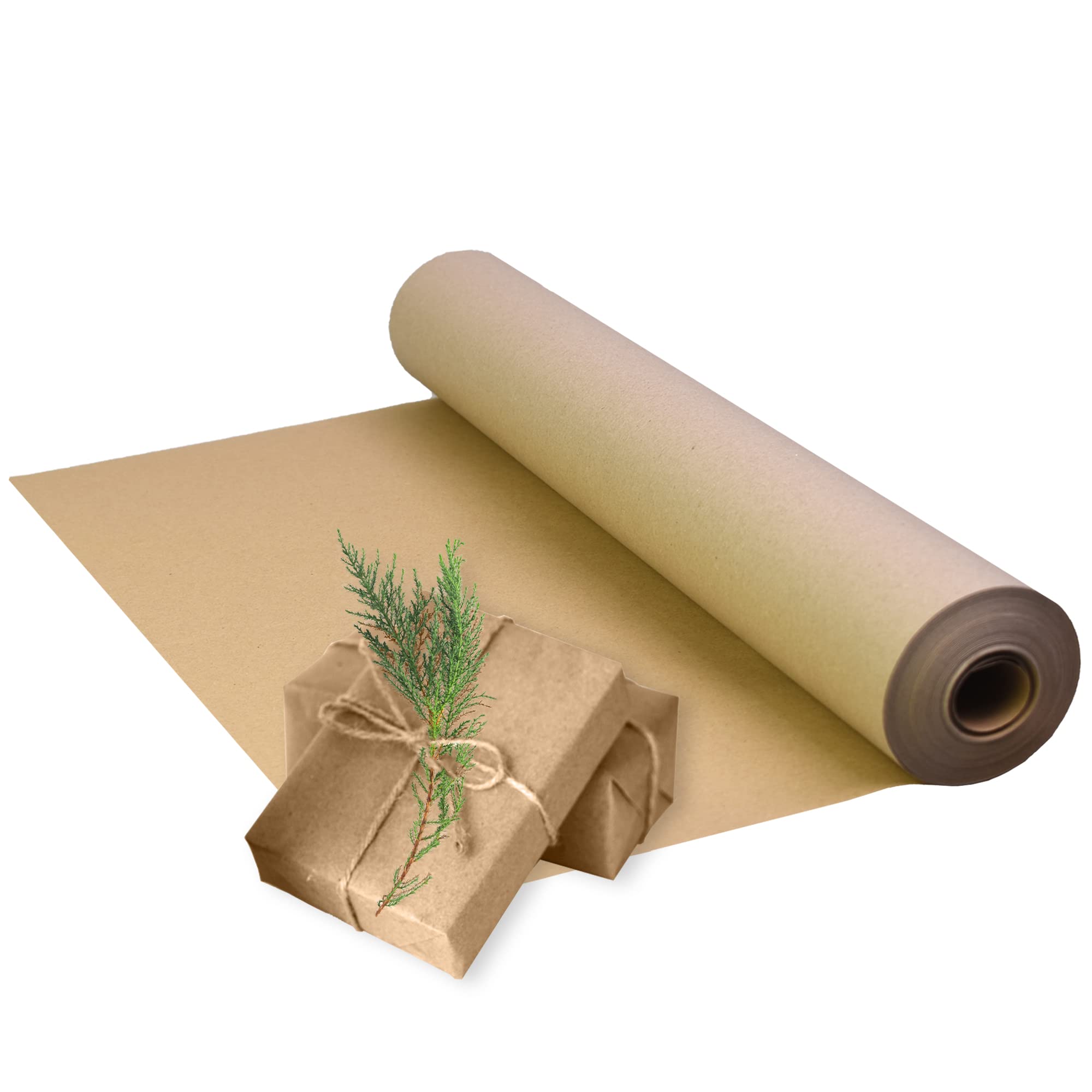 Triplast Brown ECO Kraft Paper Roll - 500mm x 50m | 90 gsm | Recycled Material 1