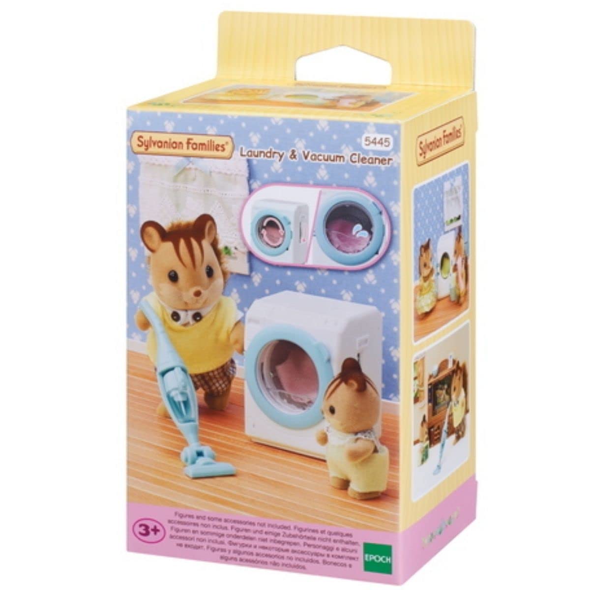 Sylvanian Families Laundry & Vacuum Cleaner Playset - Interactive Dollhouse Accessory 5445 1