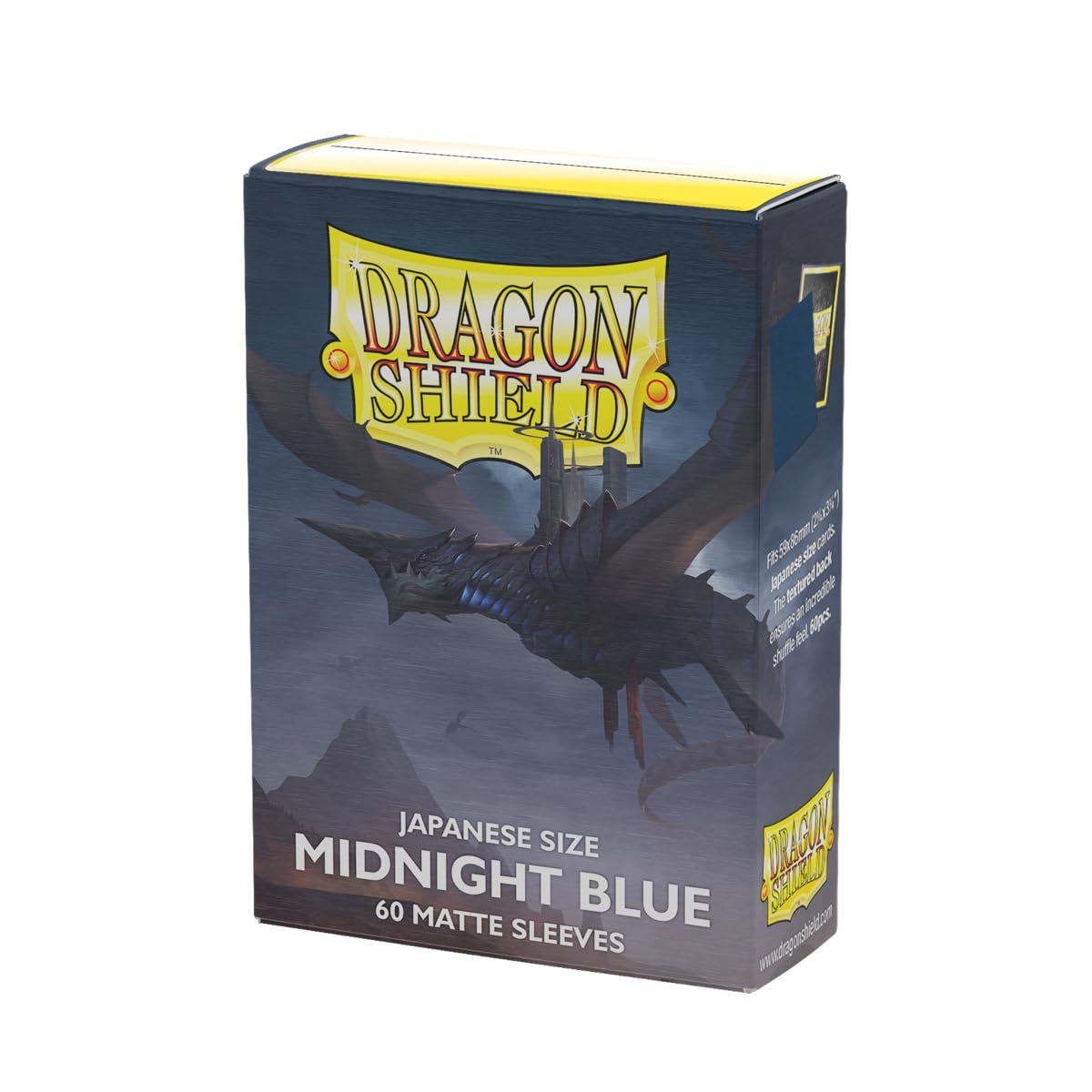 Dragon Shield Midnight Blue Mini Matte Sleeves - 60ct Japanese Size Card Protectors 1