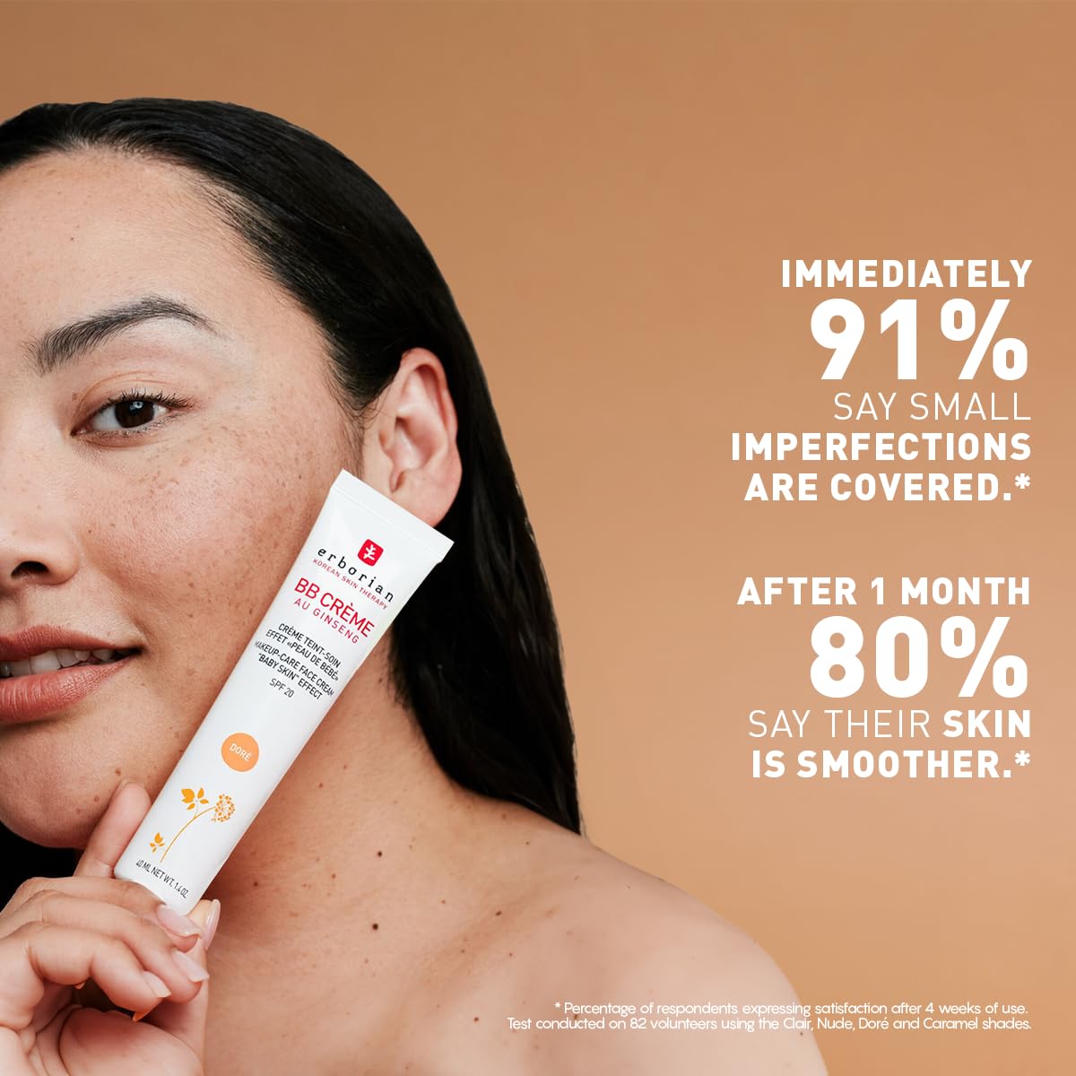 Erborian BB Cream with Ginseng - 'Baby Skin' Effect, SPF 20, Nude, 15 ml 6
