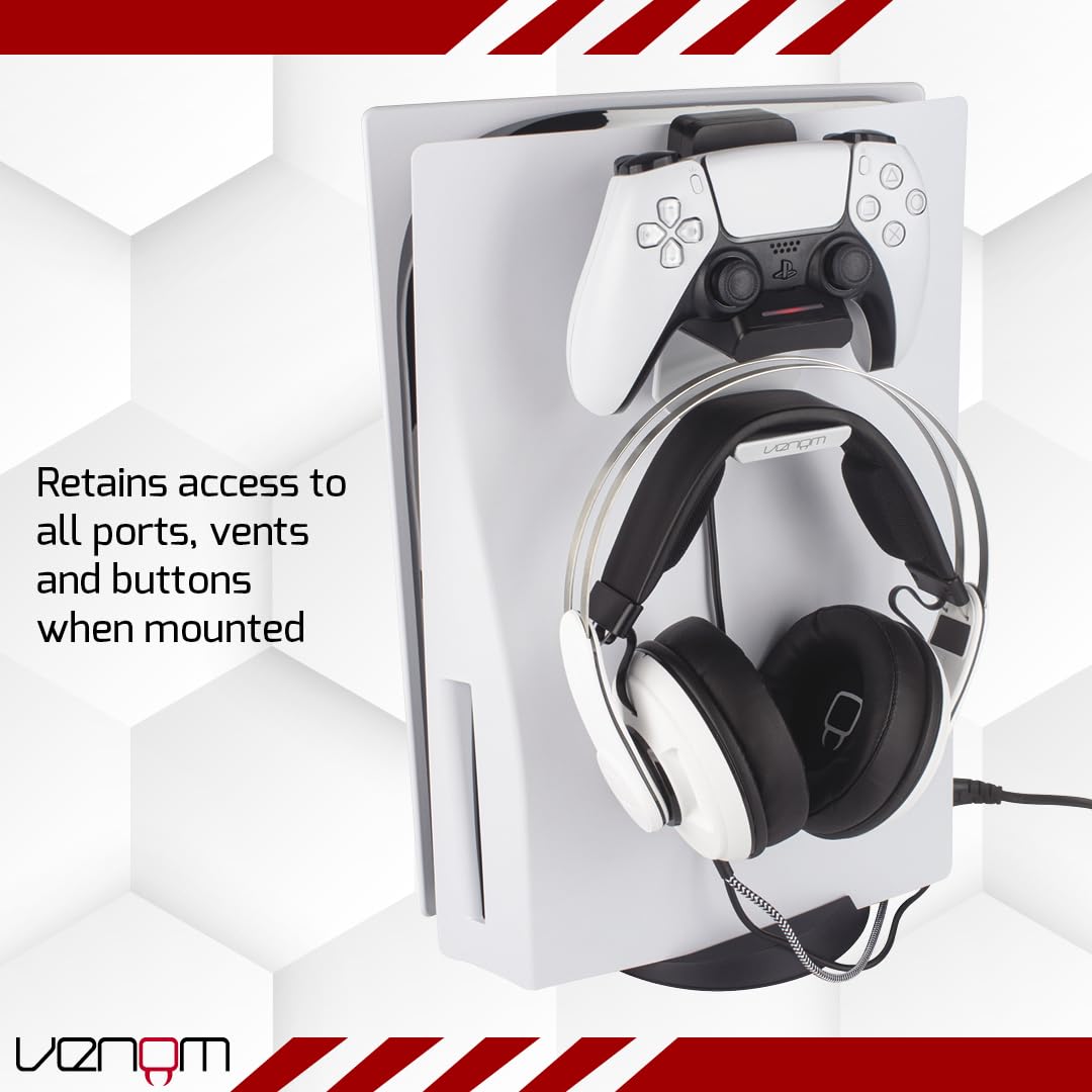 Venom PS5 Stealth Charging Dock and Headset Mount for PlayStation 5 12