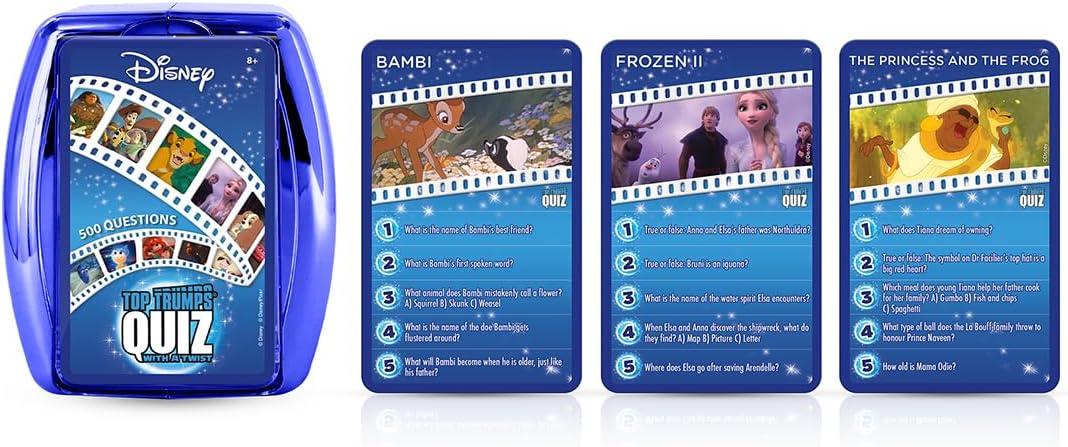 Top Trumps Disney Classic Quiz Game Volume 2 Card Game 5