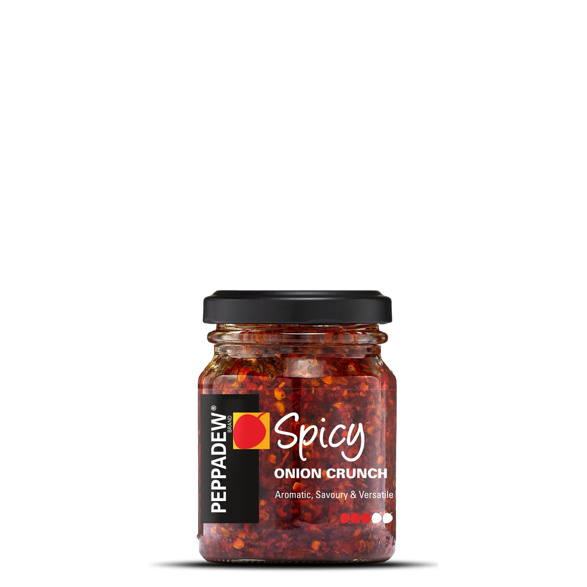PEPPADEW Spicy Onion Crunch - Vegan, Gluten Free, Sweet & Spicy Flavour | 6 x 130g Jars 6