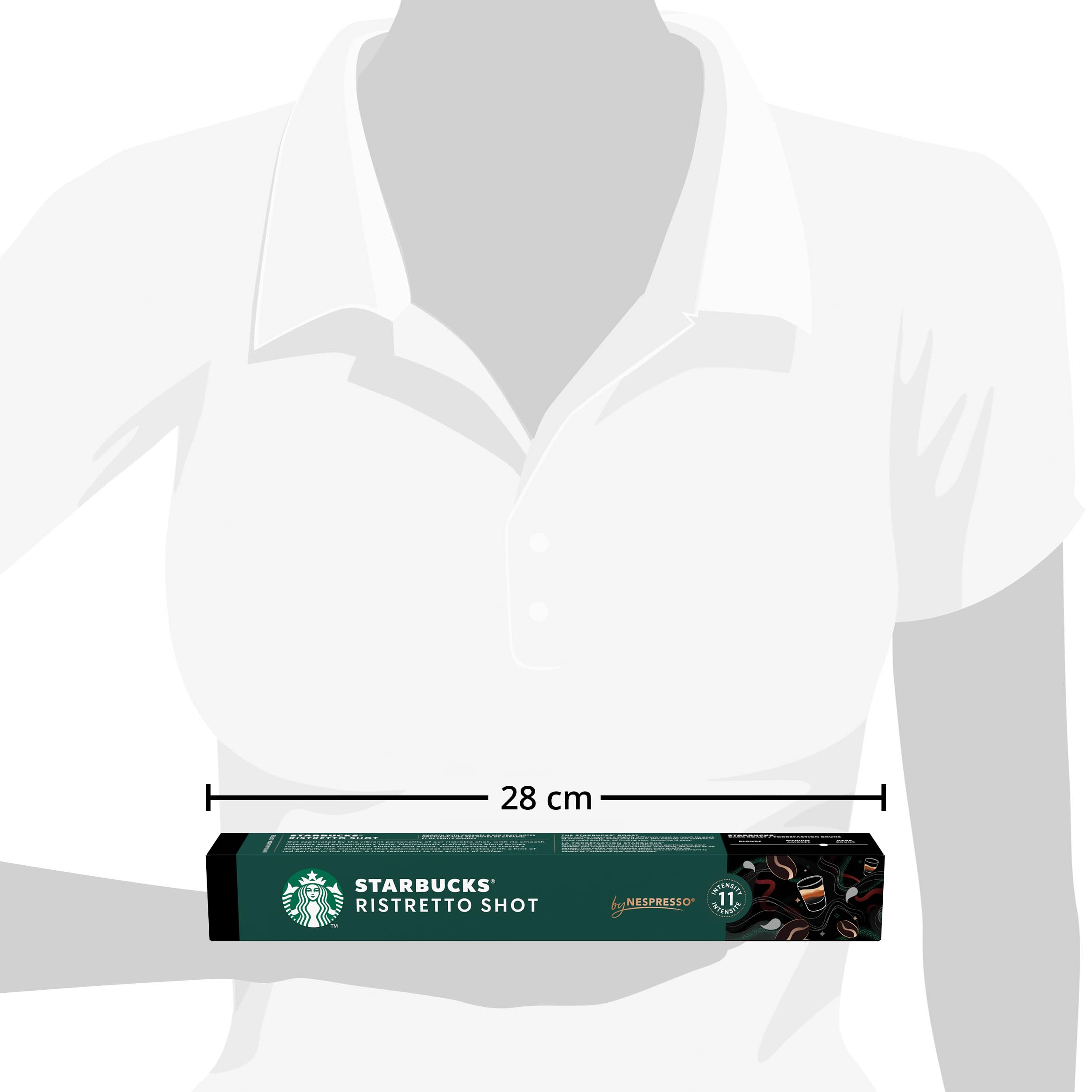 STARBUCKS - Ristretto Shot by Nespresso Dark Roast Coffee Capsules 100 Count 3