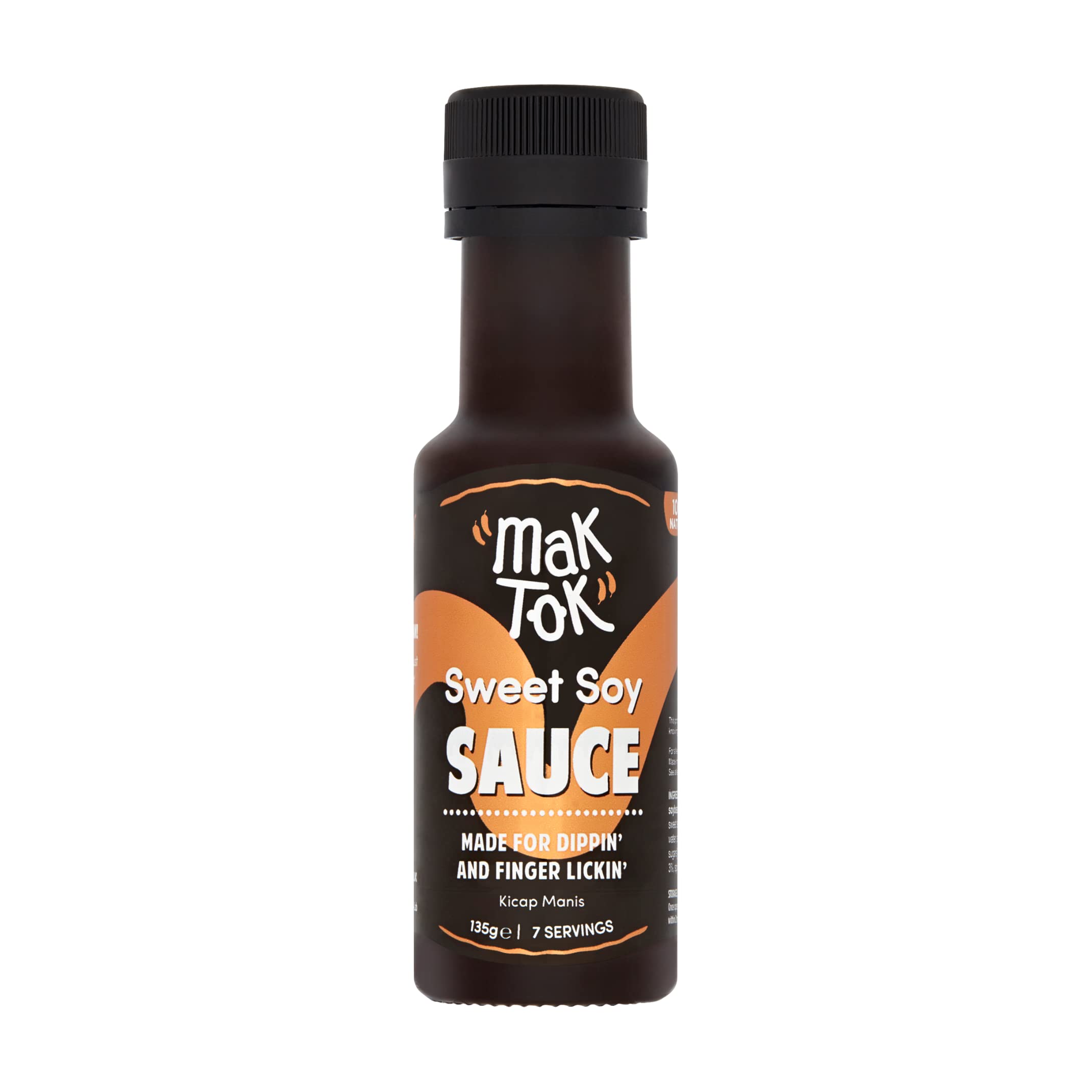 Mak Tok Authentic Malaysian Kicap Manis Sweet Soy Sauce - Naturally Fermented, Made in the UK | 135g
