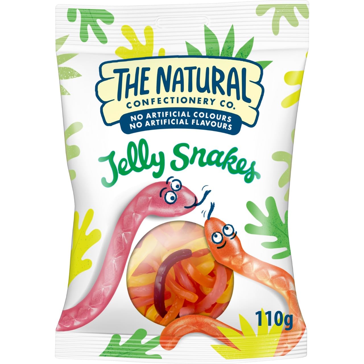 TNCC Jelly Snakes - Assorted Fruit Gummies | 110g Pack 1