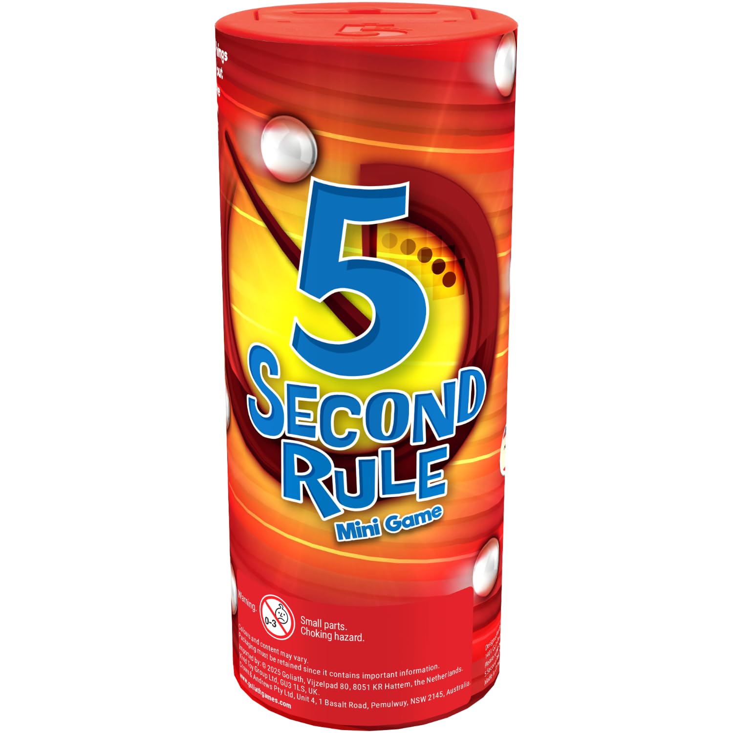 5 Second Rule Mini Game - Fast-Paced Card Game for 2+ Players | Ages 8+