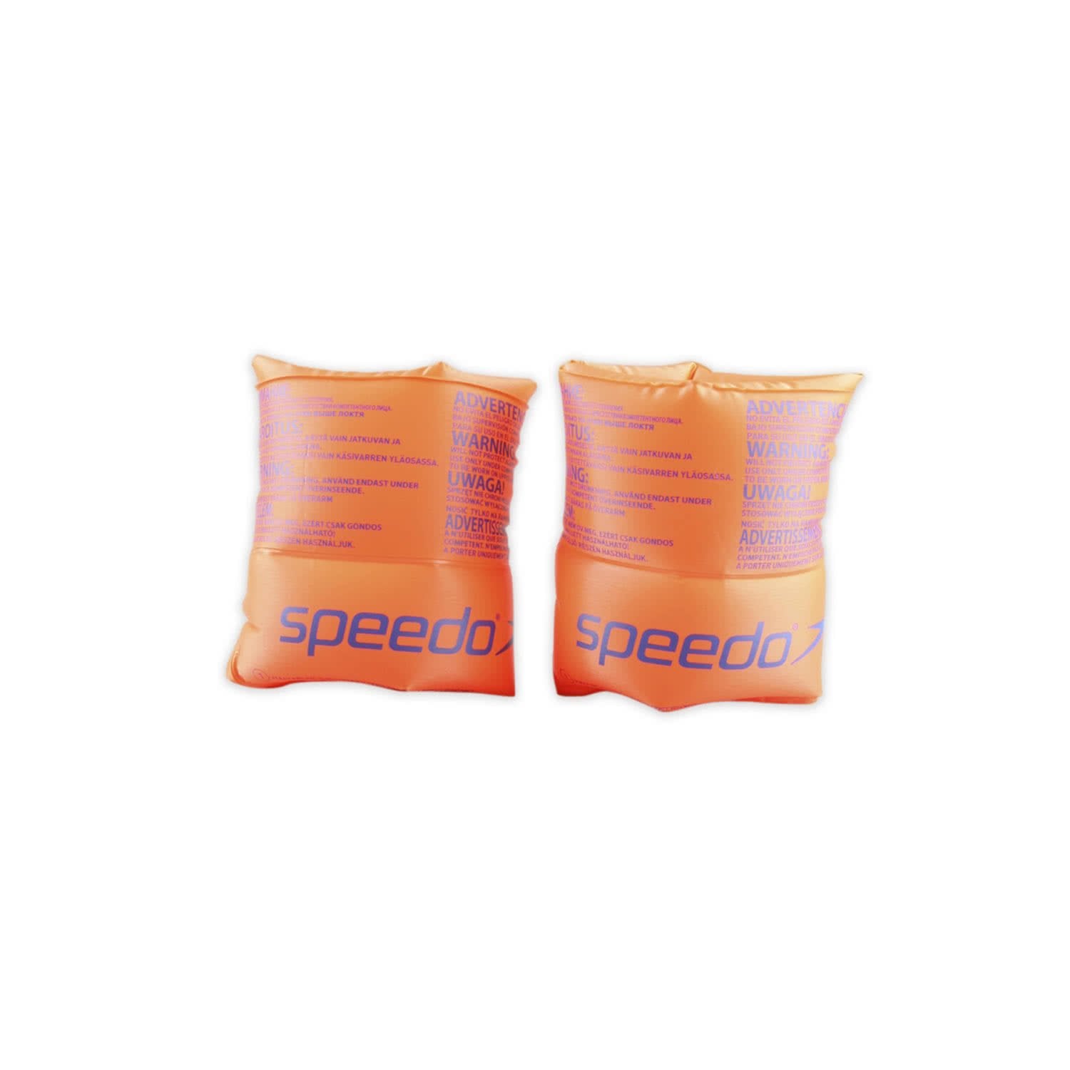 Speedo Junior Inflatable Swimming Armbands - Learn to Swim Aid | Orange, Size 0-2 Years 1