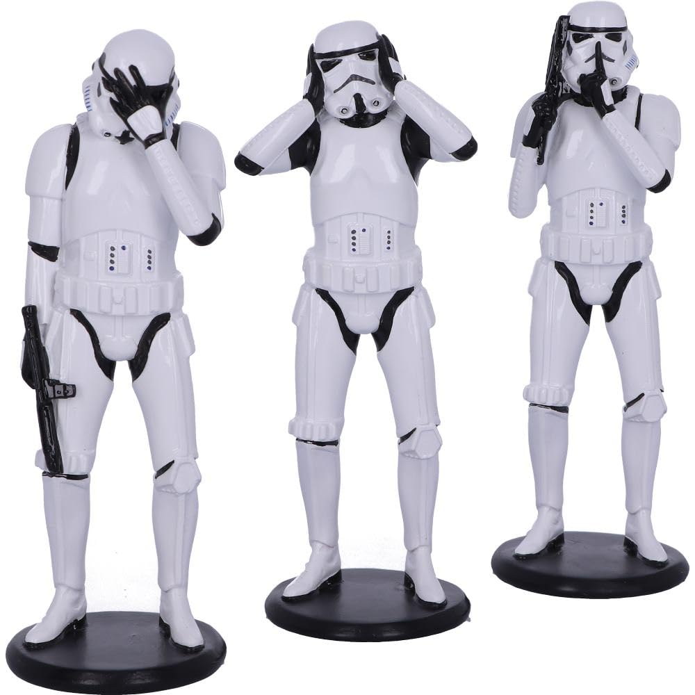 Nemesis Now Stormtrooper Three Wise Sci-Fi Figurines - 14cm Resin Statue 5