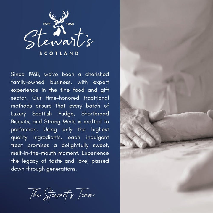Stewart's Signature Range Chocolate Chunk Shortbread (160g) - Traditional Scottish Biscuit