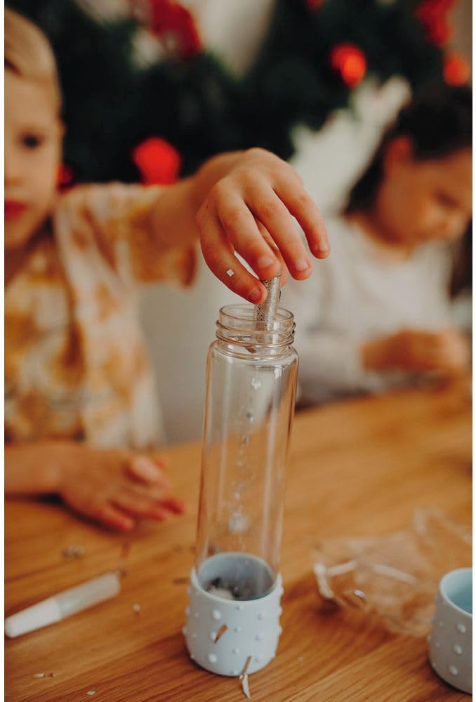 Jellystone Designs Calm Down Bottle - Snow Sensory Toy for Kids 3+ 2