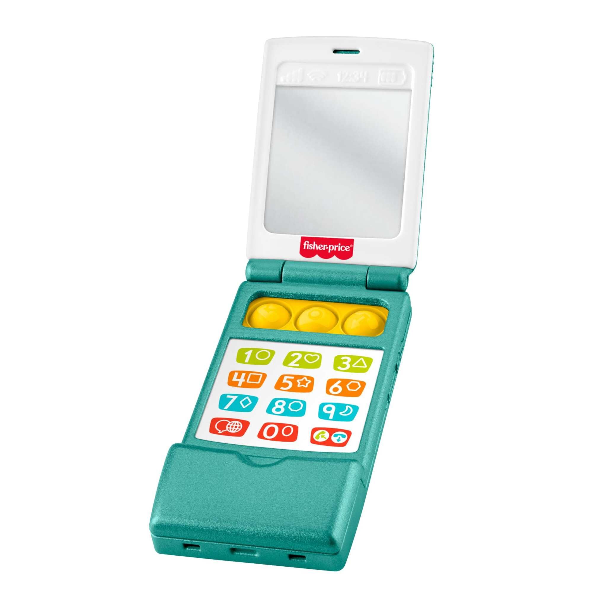 Fisher-Price Laugh & Learn Flip Phone - Musical Learning Activity Toy for Ages 6 Months+ 1