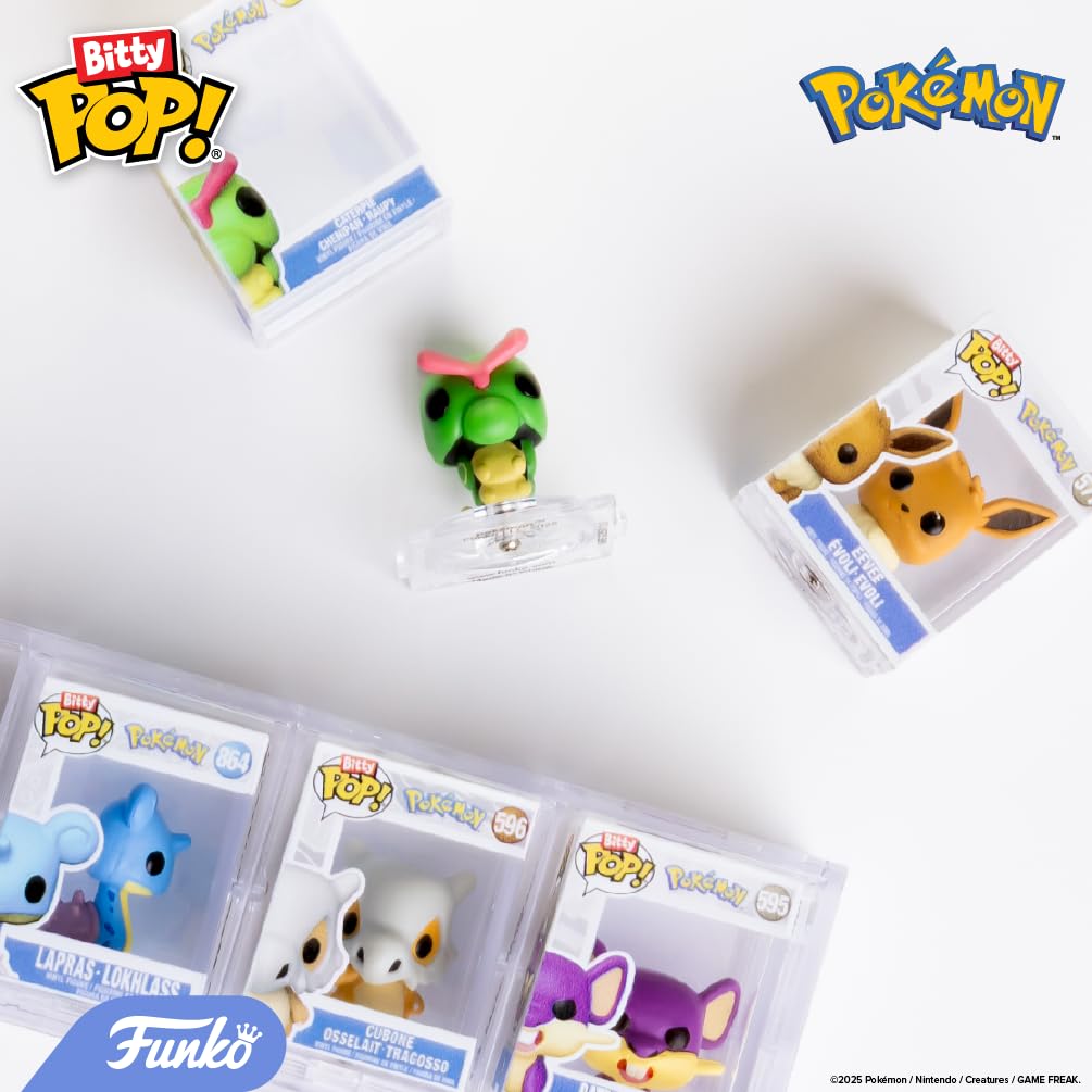 Funko Bitty Pop! Pokemon - Squirtle 4PK with Mystery Mini Figure | 0.9-inch Vinyl 4
