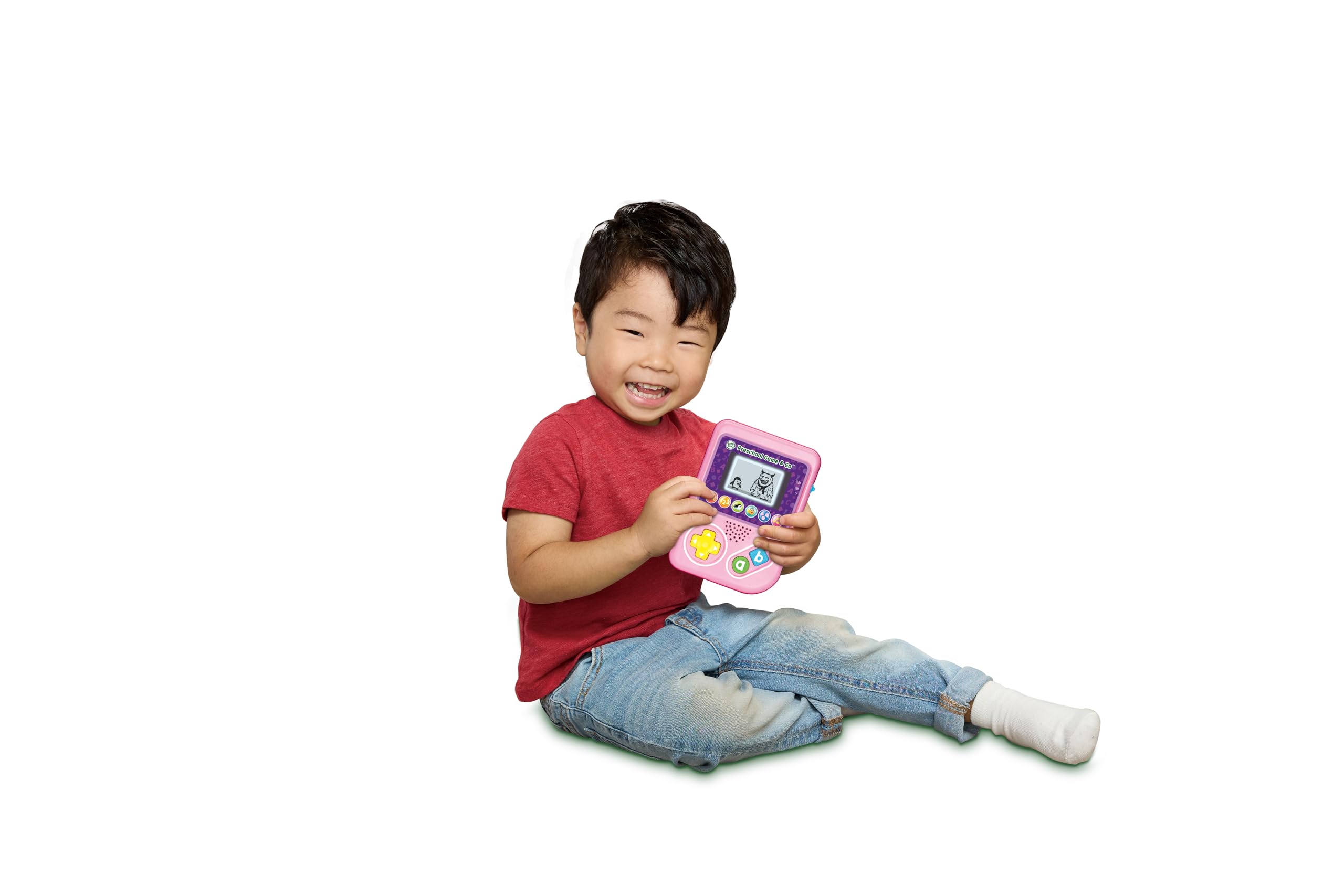 LeapFrog Preschool Game & Go Interactive Educational Game - Pink | Ages 2+ 3