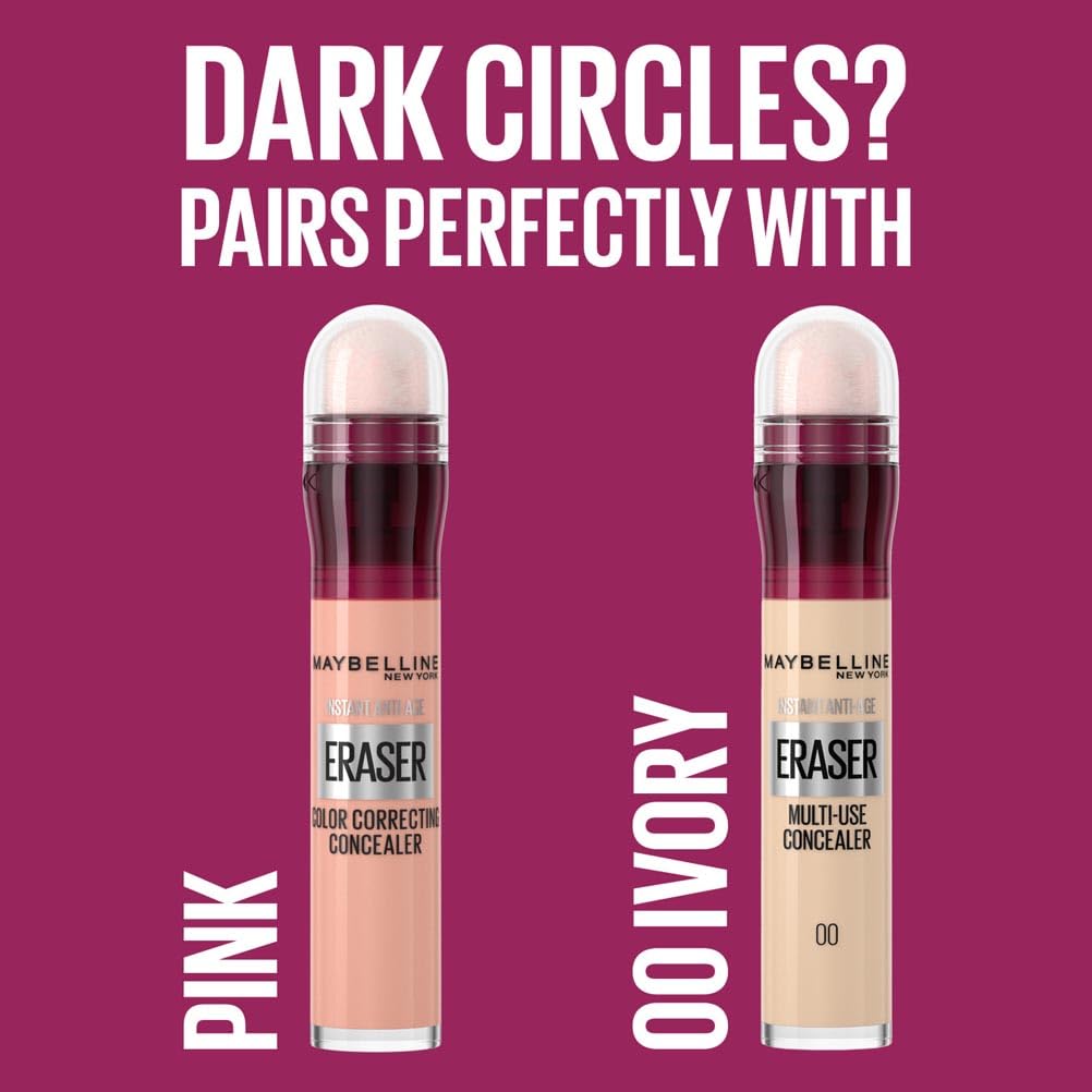 Maybelline Instant Anti Age Eraser Eye Concealer (6.8 ml) - 00 Ivory 14
