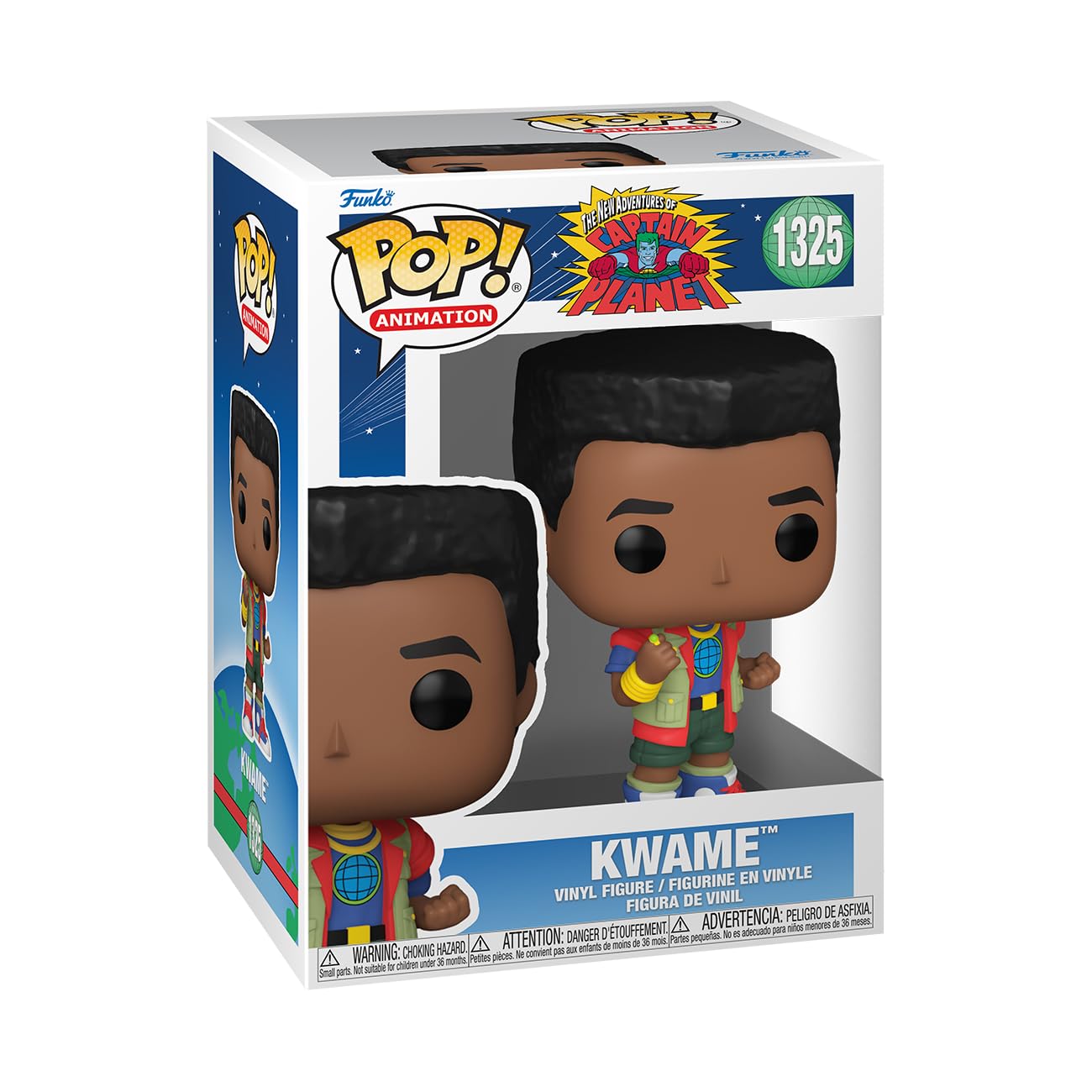 Funko Pop! Animation: Captain Planet - Kwame Olowe Vinyl Figure (72557) 10