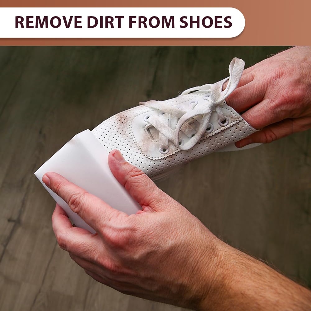 FABRIO Melamin-Reinigungsschwämme zum Radiergummi – 10er-Pack mit 2 dichteren Schwämmen für intensive Reinigung 7