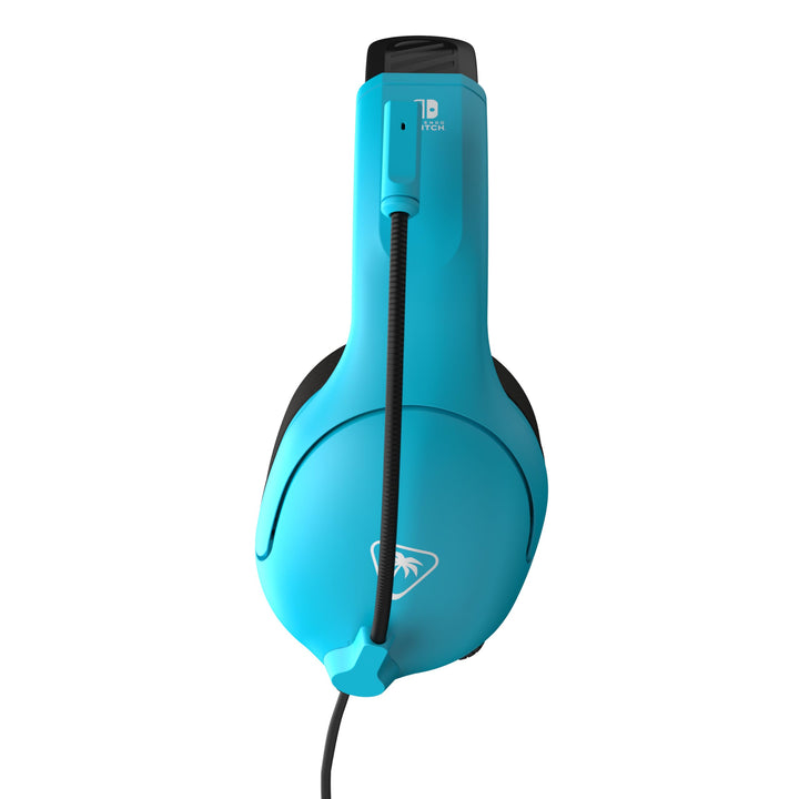 Turtle Beach Airlite Fit Neon Blue and Red Wired Gaming Headset for Nintendo Switch with Flip-to-Mute Mic