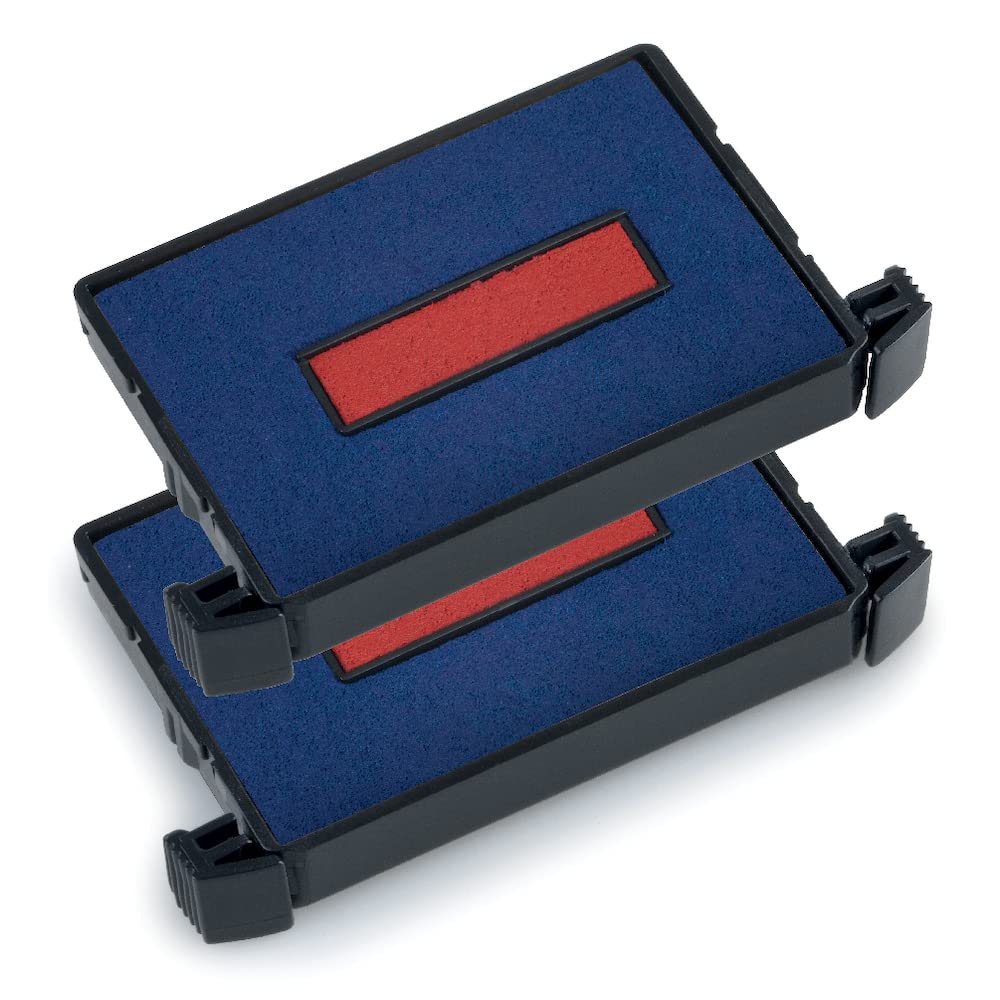 Trodat Replacement Ink Pads - 2 Pack Red/Blue for Printy 4760, 4750, 4750/L, 4755 1