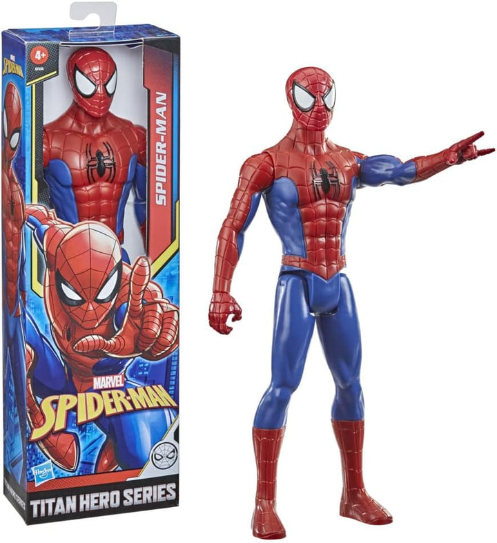 Spider-Man Action Figure - 30 cm Titan Hero Series, Marvel Comics-Inspired Super Hero Toy