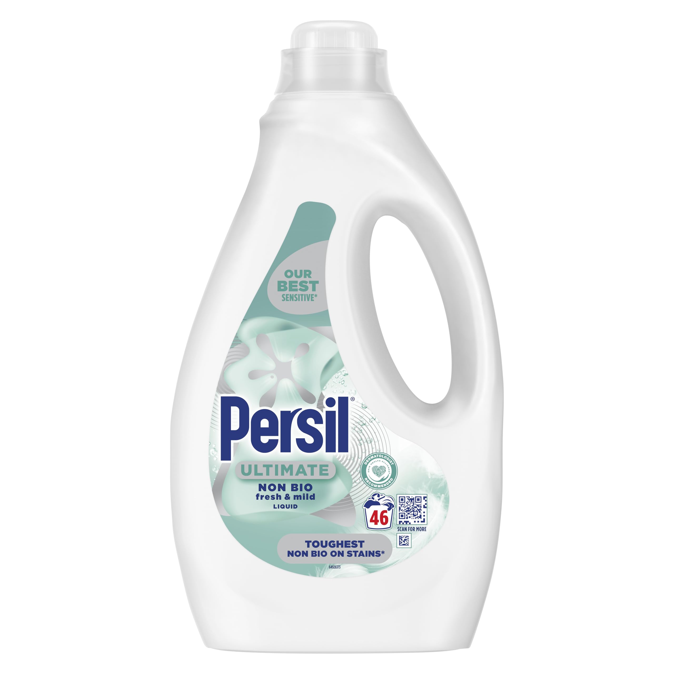 Persil Ultimate Non Bio Fresh & Mild Liquid Detergent - Tough on Stains | 1.24L | Sensitive Skin Formula 1