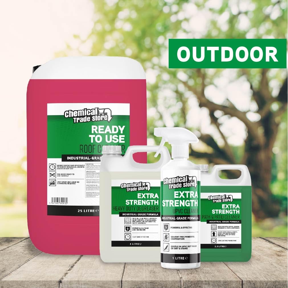 Chemical Trade Store UPVC Cleaner - Industrial Strength for Doors, Windows, Plastic | 1L Liquid 6