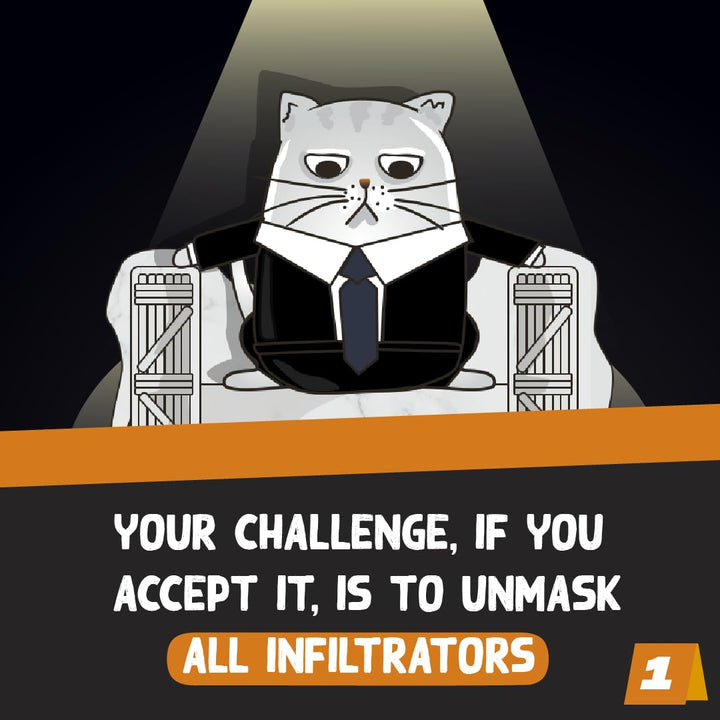 Exploding Kittens Little Secret Bluffing Card Game