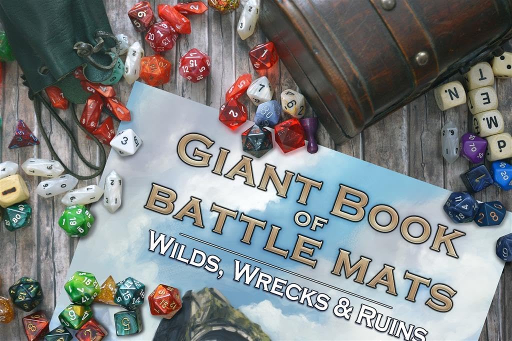 Loke BattleMats Giant Book of Battle Mats Wilds, Wrecks & Ruins Game Accessory 4