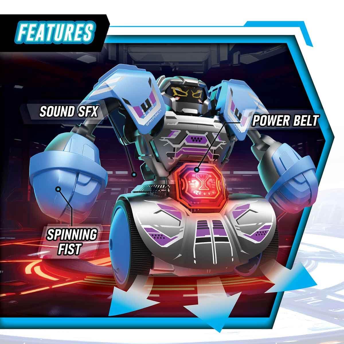 SilverLit YCOO Robo Kombat Tornado - Interactive Robot Fighting Playset with 360° Spin, Ages 5+ 5
