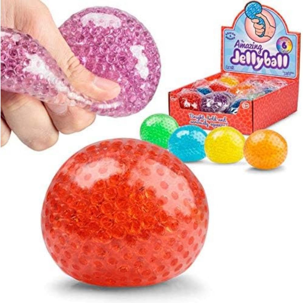 Tobar The Amazing Jellyball - Squeeze & Squish Stress Relief Toy - Mixed Colors 1