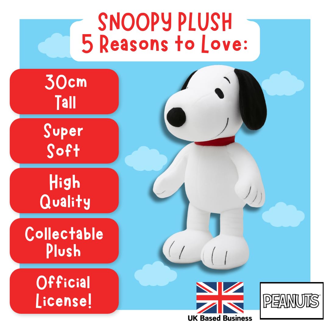 Snoopy Plush Teddy Toy – 12inch Official Peanuts Soft Stuffed Animal 8