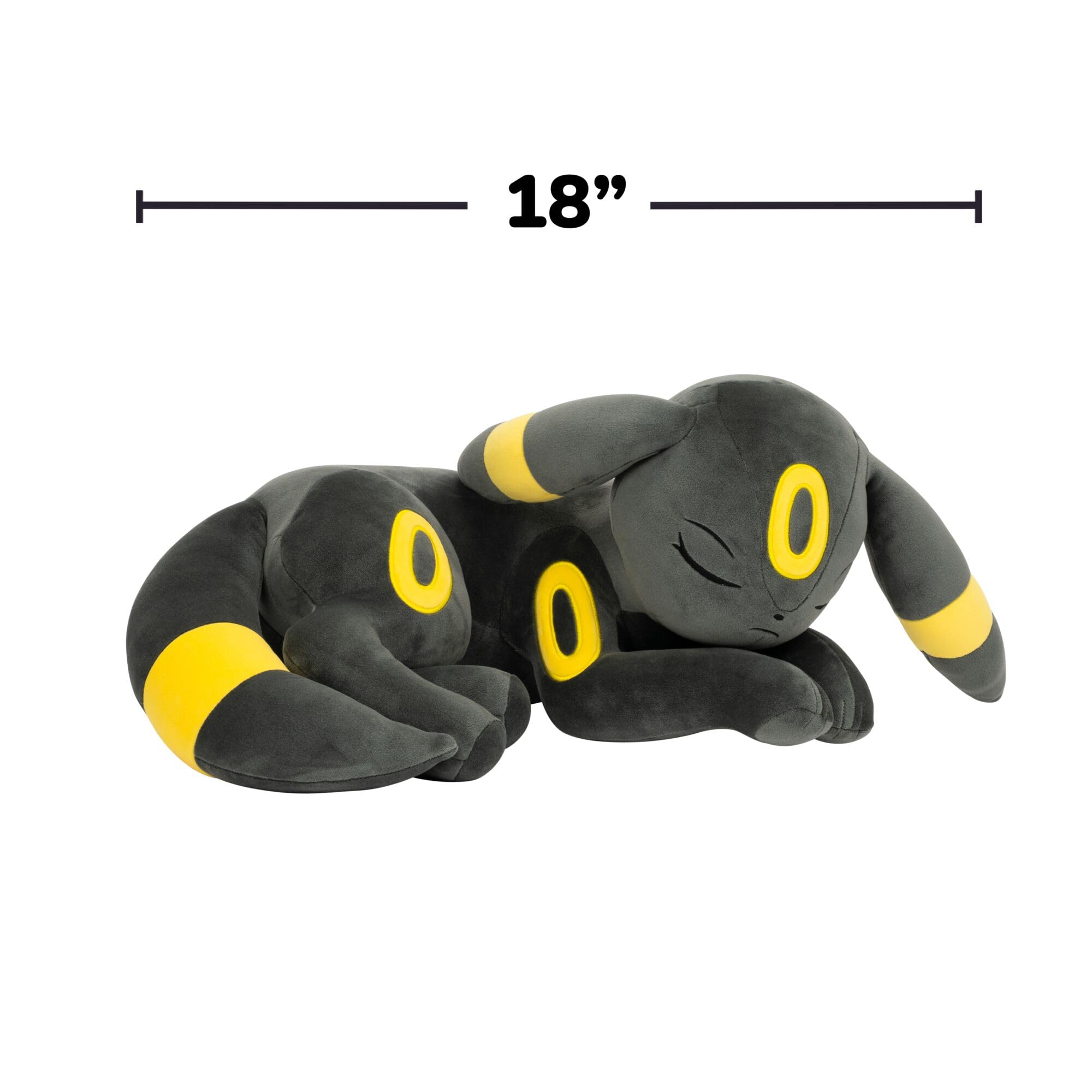Jazwares Pokémon Umbreon Sleeping Plush - 18-Inch Premium Soft Doll | Polyester | Unisex Children 6