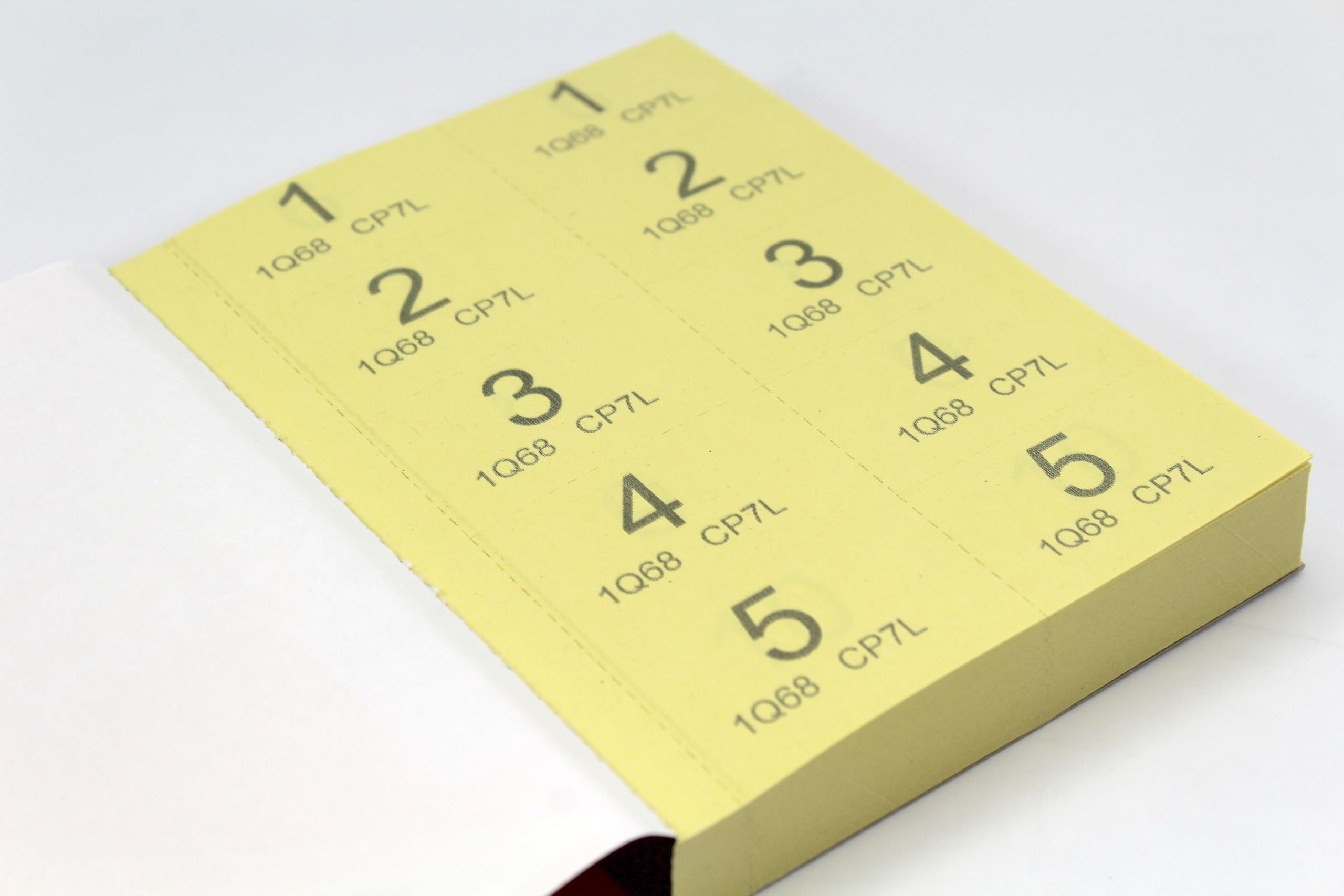 Silvine Cloakroom/Raffle Tickets - 1000 Tickets Numbered 1-1000 with Security Numbering | Model CRT1000 4