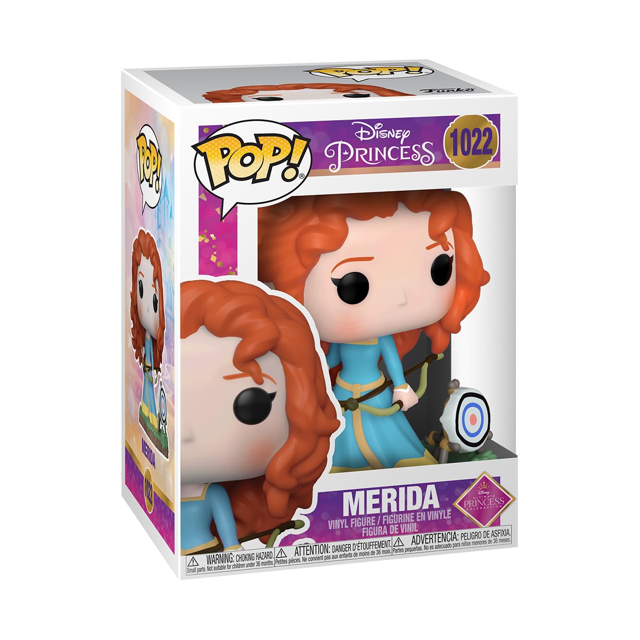 Funko Pop! Disney Princesses - Merida Vinyl Figure with Bow & Archery Target