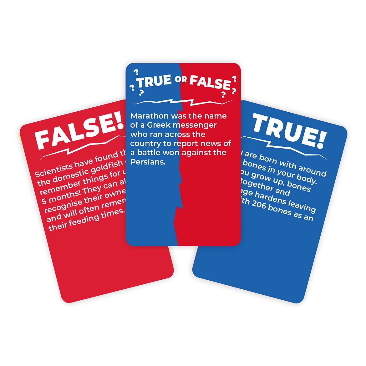 Gift Republic True Or False Trivia Card Game - 100 Tricky Questions | Unisex Adult | Multicoloured 3