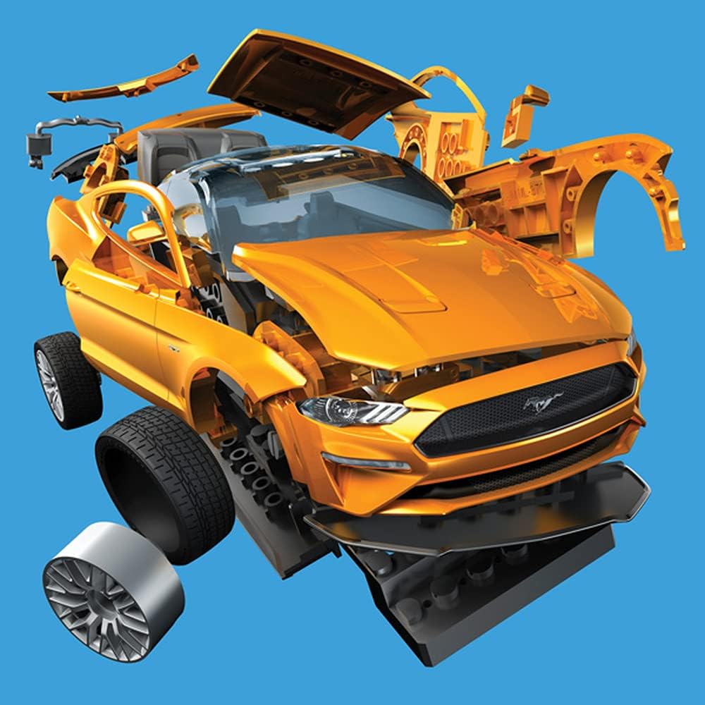 Airfix J6036 Quick Build Ford Mustang GT - Snap-Together Model Kit for Kids & Adults 2