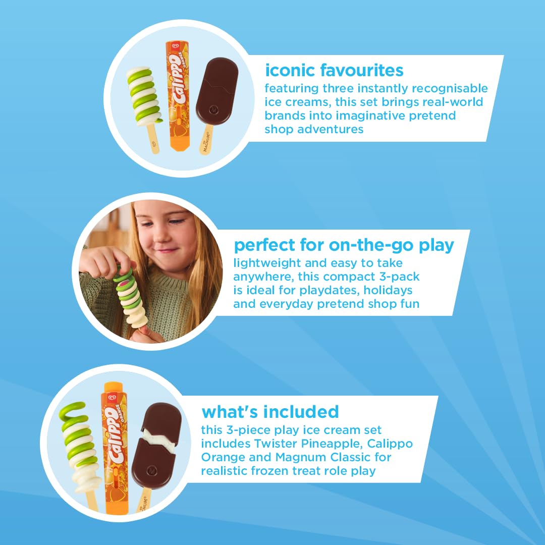 Casdon Official Walls Ice Cream Toy Set - Pretend Play for Ages 2+ 4