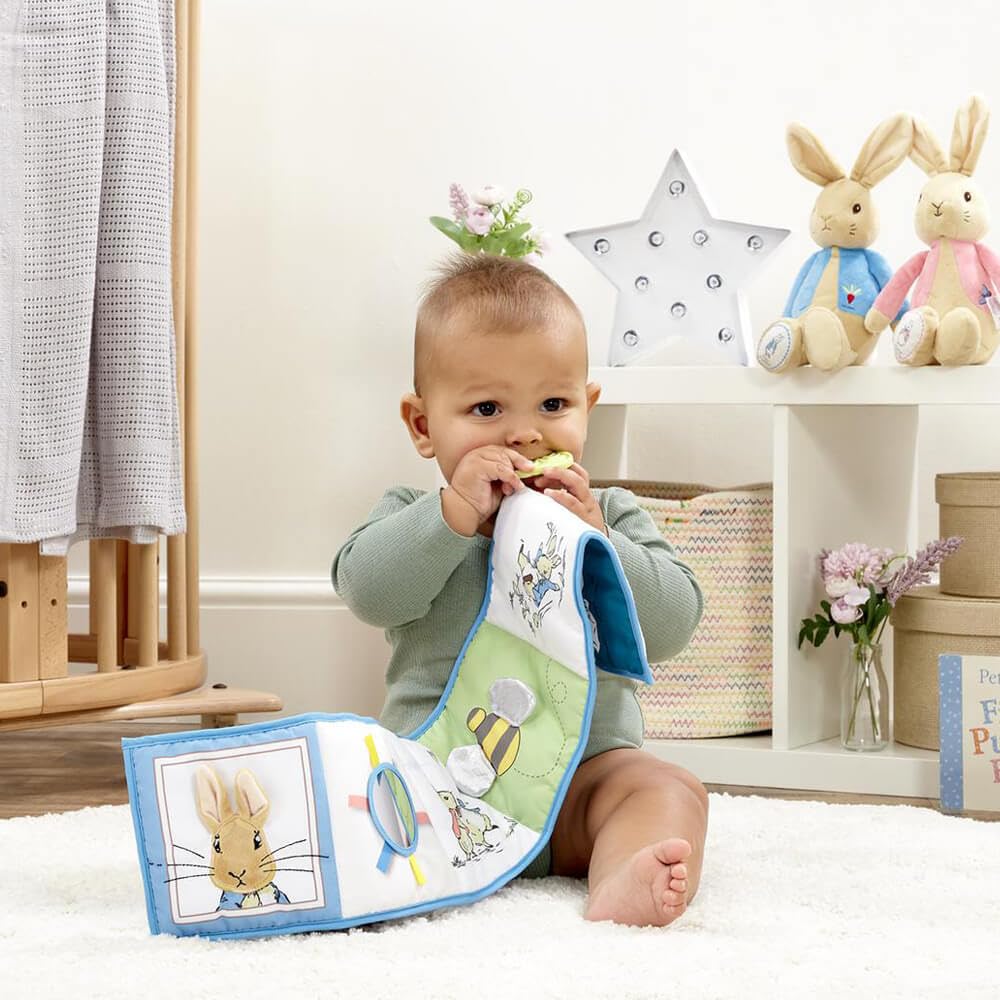 Rainbow Designs Peter Rabbit Unfold & Discover - Interactive Developmental Baby Toy | Fabric 6